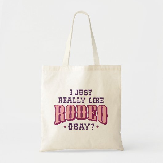 Tote Bag J'Aime Vraiment Rodeo Ok (Devant)