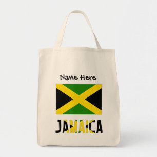 Tote Bag Jamaïque et Jamaïque avec votre nom