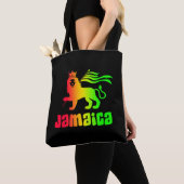 Tote Bag Jamaïque Rasta Lion (De près)