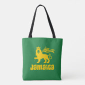 Tote Bag Jamaïque Rasta Lion (Dos)