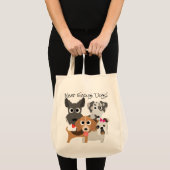 Tote Bag Jamais Assez De Chiens (Devant (produit))