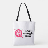 Tote Bag "Jamais assez de fil " (Dos)