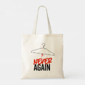 Tote Bag JAMAIS DE NOUVEAU Wire Hangers Pro Choice (Dos)