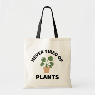 Tote Bag Jamais Fatigué De L'Amour Plante Plante