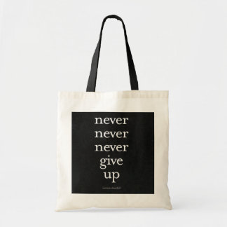 Tote Bag Jamais, n'abandonnez
