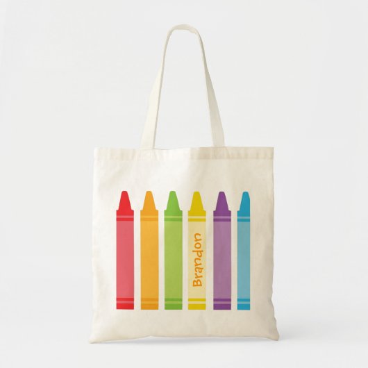 Tote Bag Jamais trop vieux pour des crayons (Devant)