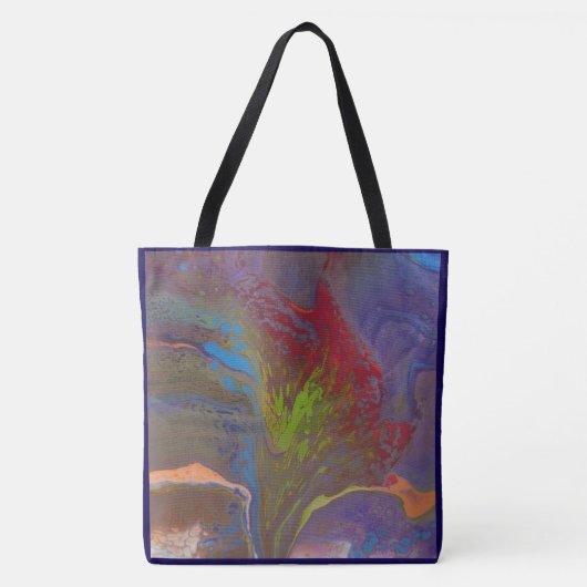 Tote Bag Jamie - Abstract Painting - Original Artwork Tote (Devant)