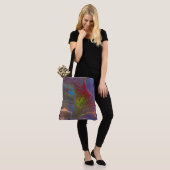 Tote Bag Jamie - Abstract Painting - Original Artwork Tote (Sur le modèle)