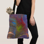 Tote Bag Jamie - Abstract Painting - Original Artwork Tote (De près)