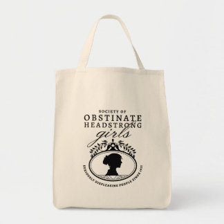 Tote Bag Jane Austen Society of Obstinate Headstrong Girls