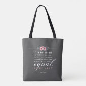 Tote Bag Jane Eyre - Comme Nous Sommes - Noir (Dos)