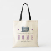 Tote Bag Jane Eyre - Ma seule maison - Maison (Dos)