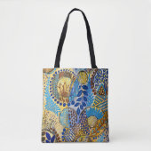 Tote Bag Janvier Bleu à travers le miroir (Devant)