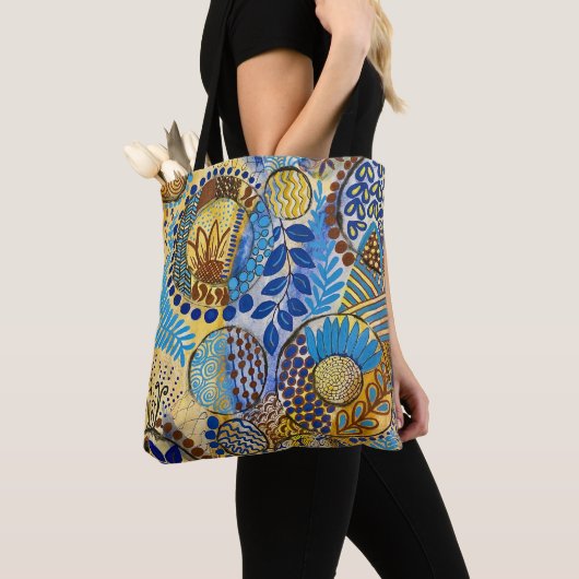 Tote Bag Janvier Bleu à travers le miroir (De près)