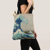 Tote Bag Japon - Art japonais (Grande vague au large de Kan (De près)