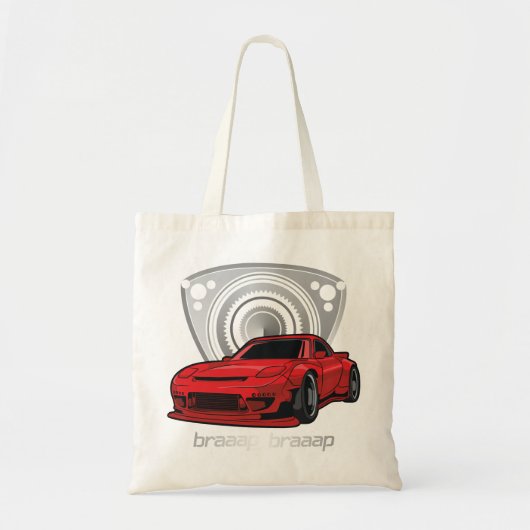 Tote Bag Japon Rotary Mazda RX7 BRAAP (Devant)