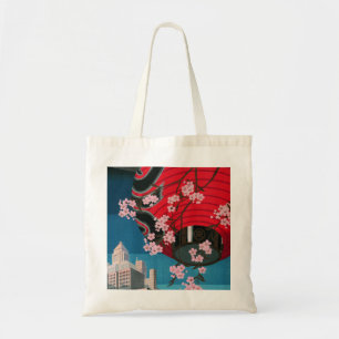 Tote Bag Japon Tokyo Vintage Japonais affiche de voyage