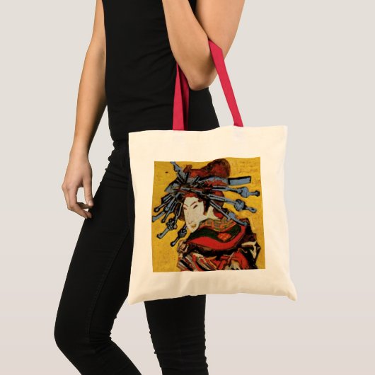 Tote Bag Japonais Courtesan Oiran par Vincent van Gogh (Devant (produit))