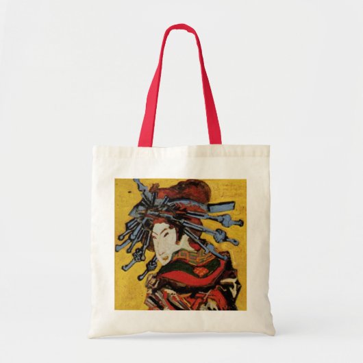 Tote Bag Japonais Courtesan Oiran par Vincent van Gogh (Devant)
