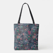 Tote Bag Japonais Koi & Chrysanthèmes (Dos)
