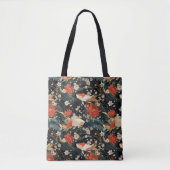 Tote Bag Japonais Koi Poisson Motif (Devant)