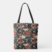 Tote Bag Japonais Koi Poisson Motif (Dos)