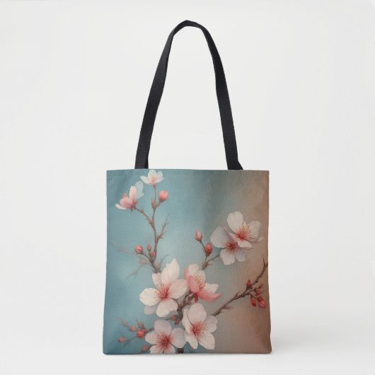 Tote Bag Japonais Sakura Elegance Fourre-tout (Devant)