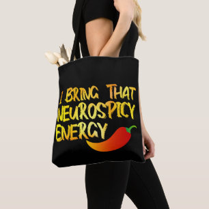 Tote Bag J'Apporte Ce Cool Neurospicy Energy Neurospicy ADH