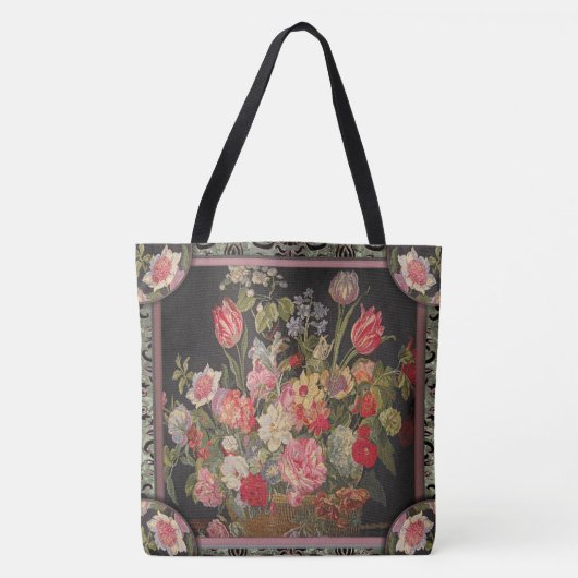 Tote Bag Jaquesfloral Joli Motif (Devant)