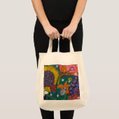 Tote Bag Jardin Abstrait (Devant (produit))