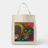 Tote Bag Jardin Abstrait (Dos)