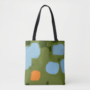 Tote Bag Jardin Art Abstrait