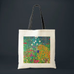 Tote Bag Jardin aux fleurs, Gustav Klimt<br><div class="desc">Gustav Klimt (14 juillet 1862 - 6 février 1918) était un peintre symboliste autrichien et l'un des membres les plus en vue du mouvement de la sécession de Vienne. Klimt est réputé pour ses peintures, peintures murales, croquis et autres objets d'art. Outre ses oeuvres figuratives, qui comprennent des allégories et...</div>