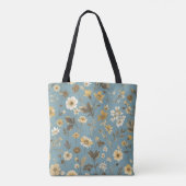 Tote Bag Jardin bleu (Dos)