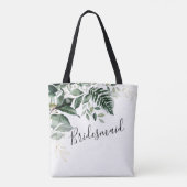 Tote Bag Jardin botanique moderne de verdure Cadeaux Brides (Dos)