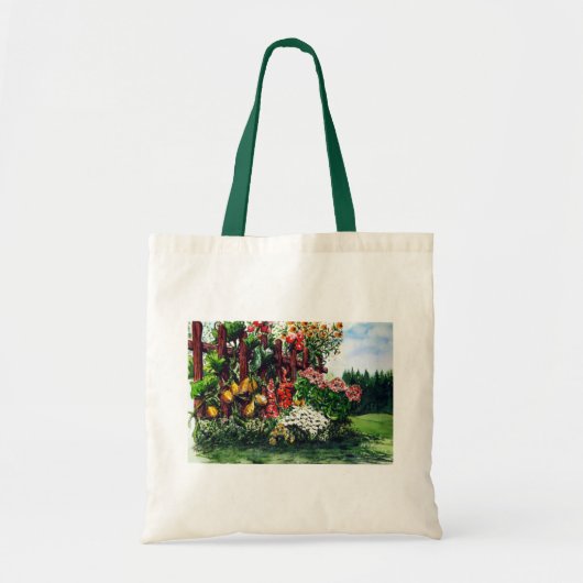 Tote Bag Jardin coloré (Devant)