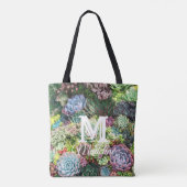 Tote Bag Jardin coloré Succulent (Dos)