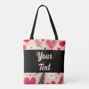 Tote Bag Jardin d'amour de la Saint-Valentin