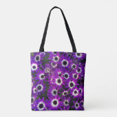 Tote Bag Jardin dans mon endroit heureux Fleur violet brill (Dos)