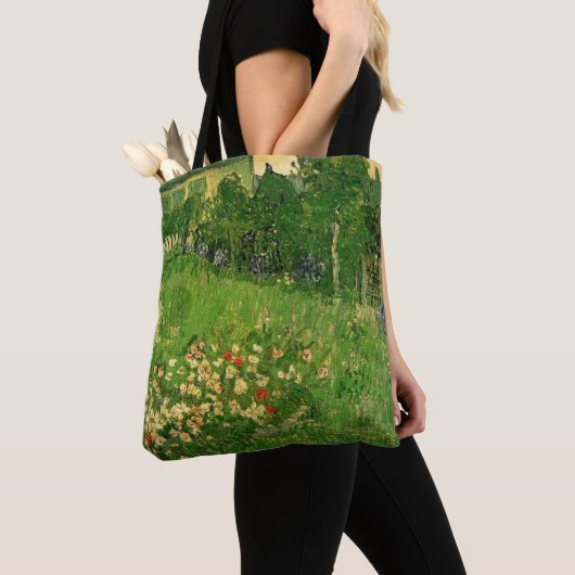 Tote Bag Jardin de Daubigny par Vincent van Gogh, Le Jardin (De près)