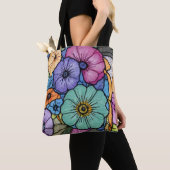 Tote Bag Jardin de fleurs (De près)