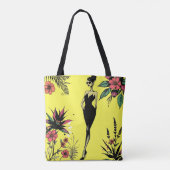 Tote Bag Jardin de Graffiti Muse Riso Double Face 🎨🌿 (Dos)