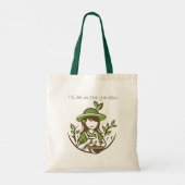 Tote Bag Jardin de jardinage mignon (Dos)
