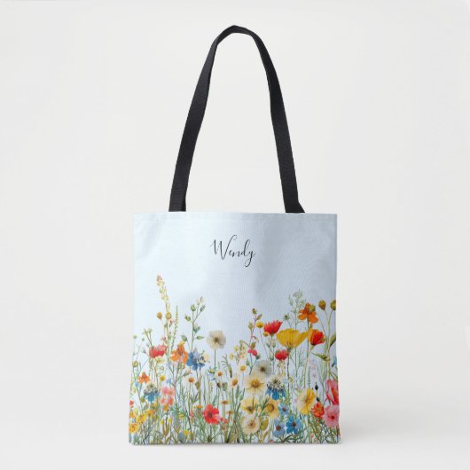 Tote Bag Jardin de la nature Personnalisé (Devant)