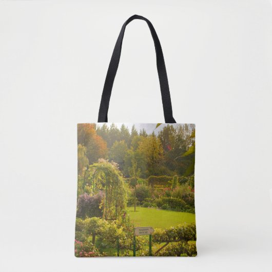 Tote Bag Jardin de Monet, Giverny, belle scène de jardin (Devant)