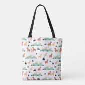 Tote Bag Jardin de printemps de l'Alpaca (Dos)
