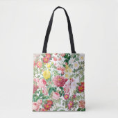 Tote Bag Jardin de printemps Rose (Devant)
