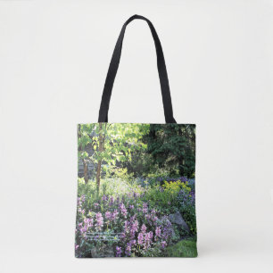 Tote Bag Jardin de roche de ressort de cottage de Northside