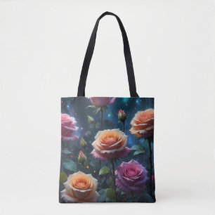 Tote Bag Jardin de roses mystique