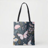 Tote Bag Jardin des papillons (Devant)